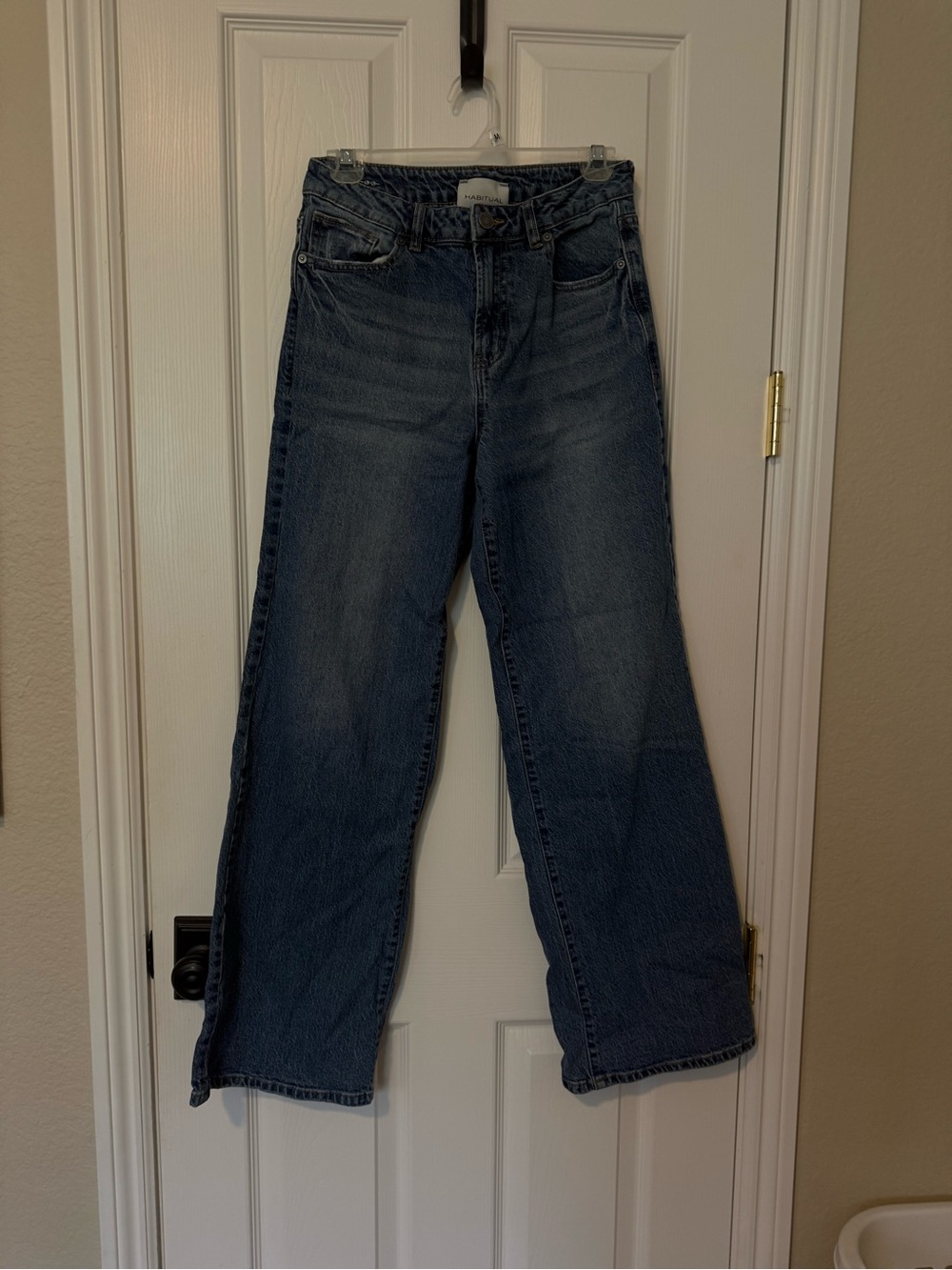 Habitual Blue Wide-Leg Women's Jeans - Faded Indigo